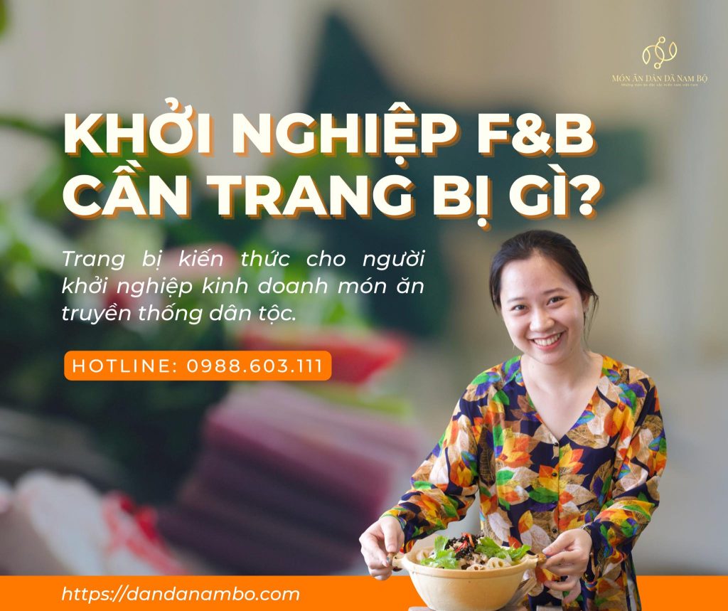 Khởi nghiệp f&b cần trang bị gì?